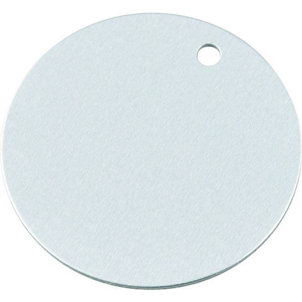 バルブ開閉札 無地タイプ 特15-141 50mmΦ 両面表示 アルミ製