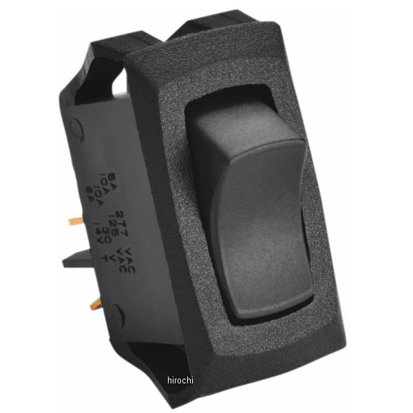 長方形ロッカースイッチ 黒