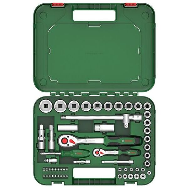 689-3537  ラチェットセット 1/4＋1/2インチ57ピース