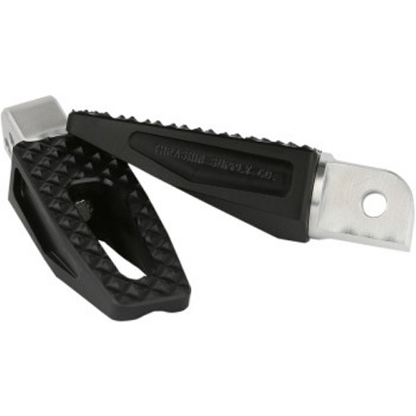 フットペグ パッセンジャー側 P54 スリム M-Eight 黒