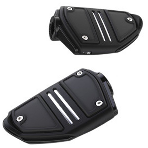 フットペグ ツインレール オス型マウント無し 黒