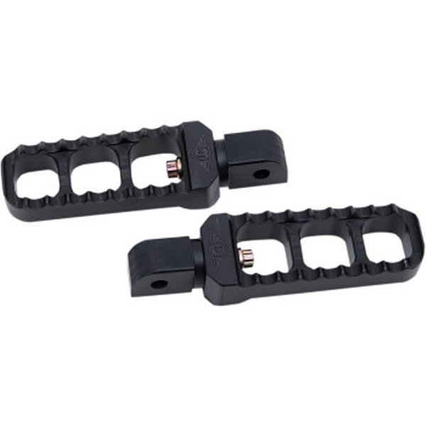 フットペグ パッセンジャー側 鋸歯状 ナロート M-Eight 黒