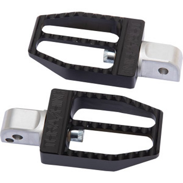 フットペグ パッセンジャー側 Militant M-Eight 黒