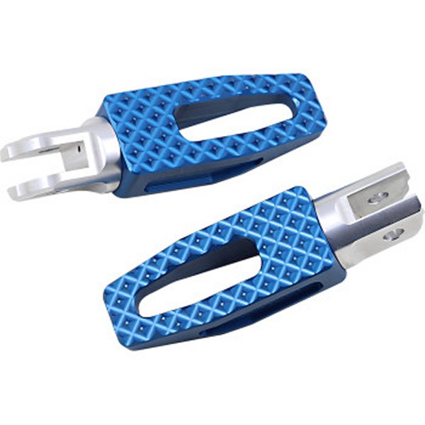 フットペグ ドライバー側 P54 スリム M-Eight 青