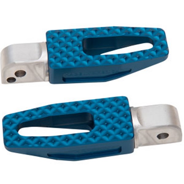 フットペグ パッセンジャー側 P54 スリム M-Eight 青