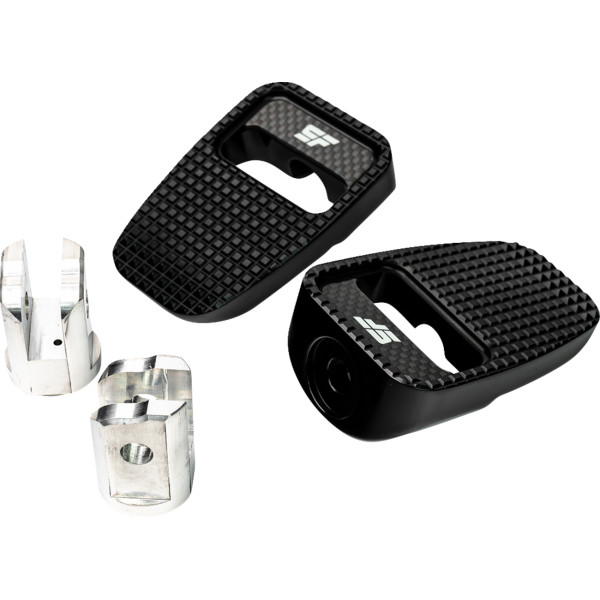 フットペグ フロント 22年-23年 ハーレー FXLRST 黒