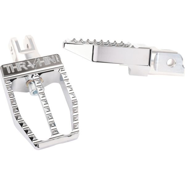 ミリタントフットペグ フロント クローム