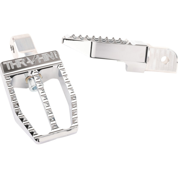 ミリタント フットペグ リア クローム