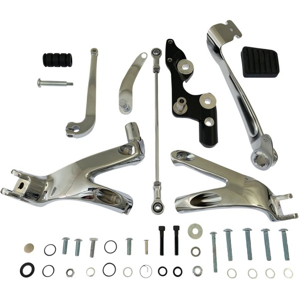 フォワードコントロールキット 18年-22年 ハーレー FXBB クローム