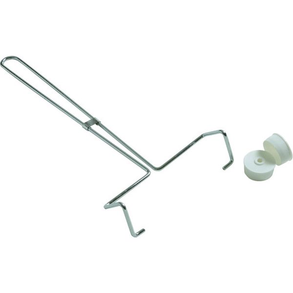 36S 162-2403 衣類用 ミドリ粘着ローラー ステンレスハンドルのみ  160mm幅用 10本入り