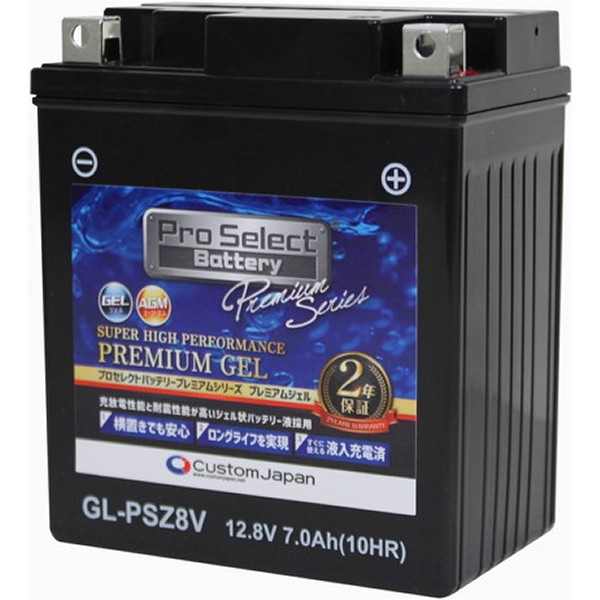 【1個売り】GL-PSZ8V(GTZ8V 互換)(ジェルタイプ 液入充電済)