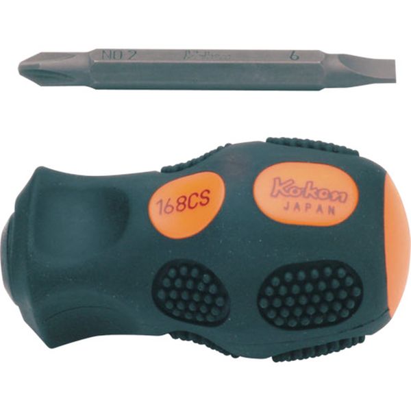 168CS2X6  差替えドライバー(スタッビータイプ) No.2xNo.6