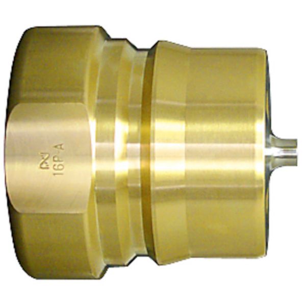 16PABRASSFKM 410-0478 SPカプラ タイプA 真ちゅう製 ふっ素ゴムFKM X-100(19124)