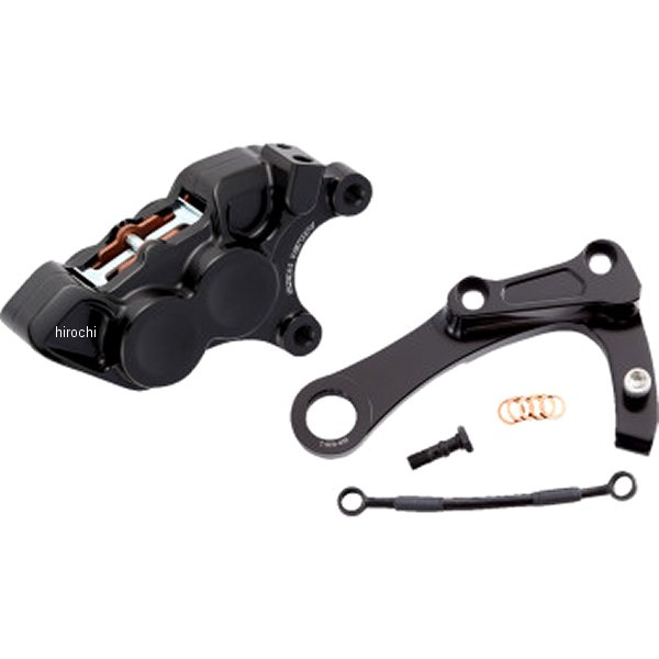 ブレーキキャリパー リア 4ピストン 黒 M8ソフテイル