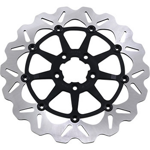 ローター 13インチ フロント フルフローティング Wave 黒