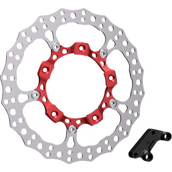 ローター 14インチ フロント ビック 左 赤