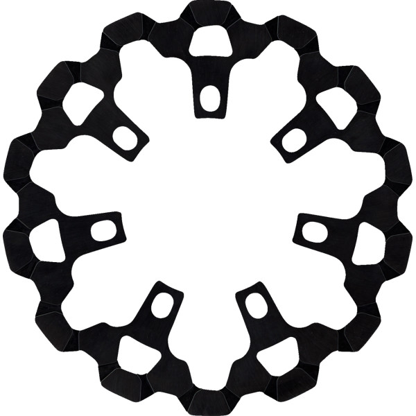 ブレーキローター 11-13/16インチ 20年-23年 ハーレー FLTRK 黒