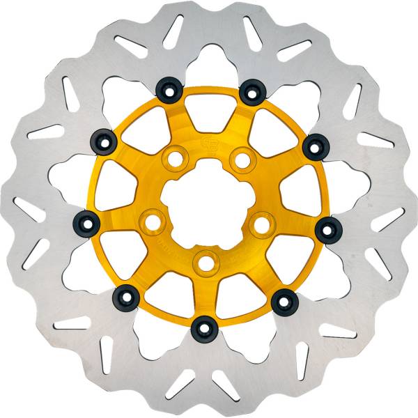 Wave ブレーキローター リア 17年-19年 ハーレー FLHRXS ゴールド