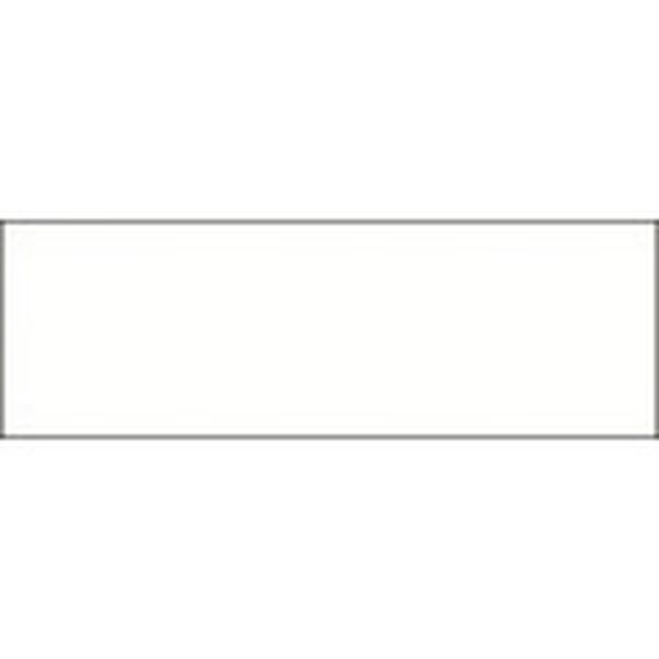 流体識別ステッカー貼付用白無地プレート 流体-40L(ベースプレート) 40×120mm エンビ