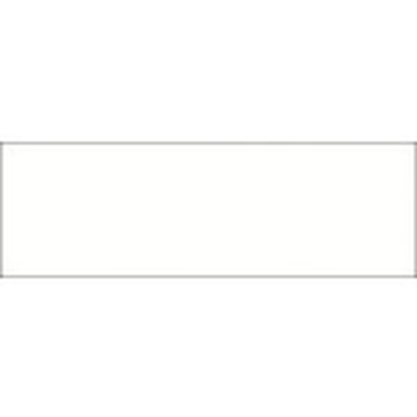 流体識別ステッカー貼付用白無地プレート 流体-60L(ベースプレート) 60×180mm エンビ