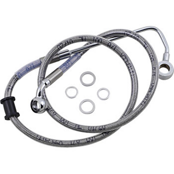 フロント ブレーキライン ステンレス 15年-17年 FXSB ABS付 アッパー +4インチ(34.75インチ)