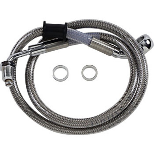 フロント ブレーキライン ステンレス 18年以降 FLDE ABS付 アッパー +4インチ(27.25インチ)