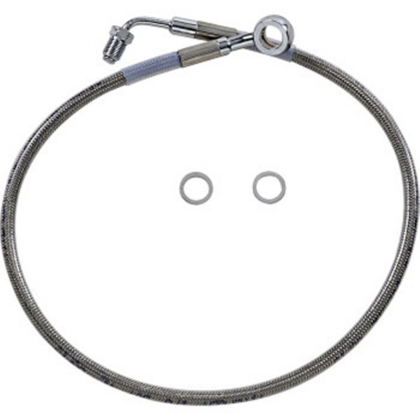 フロント ブレーキライン ステンレス 18年以降 FXFB ABS付 アッパー +4インチ(25.5インチ)