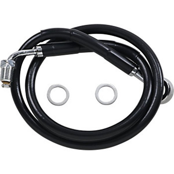 フロント ブレーキライン 黒ステンレス 18年以降 FXFB ABS付 アッパー +6インチ(27.5インチ)