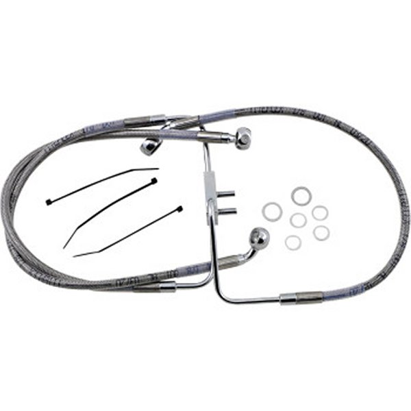 フロント ブレーキライン ステンレス 標準長 18年-19年 FXFB ABS無 41800623