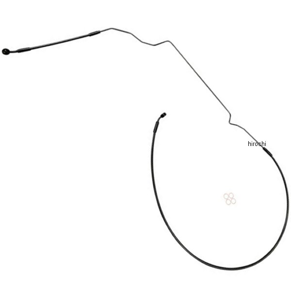 【セール特価】 ブレーキホース XR アッパー 18年-22年 Scout Bobber 8インチロング 黒/黒