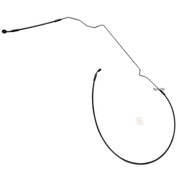 ブレーキホース XR アッパー 18年-22年 Scout Bobber 10インチロング 黒/黒