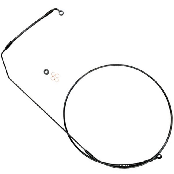 ブレーキホース XR アッパー 15年-19年 Chief 8インチロング 黒/黒
