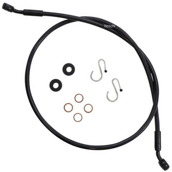 ブレーキ ホース XR 15年-22年 Scout 純正長 黒/黒