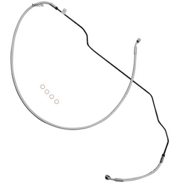 【セール特価】 ブレーキホース XR アッパー 18年-22年 Scout Bobber 10インチロング Sterling Chromite2