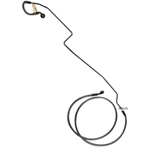 【セール特価】 ブレーキホース XR アッパー 20年-22年 Challenger 4インチロング Black Pearl