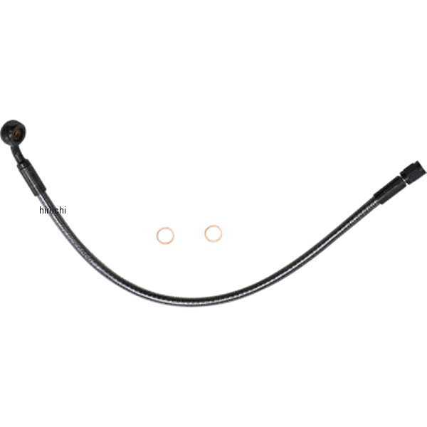 ブレーキホース アッパー 15インチ 3/8インチ 35°フィッティング KARBONFIBR