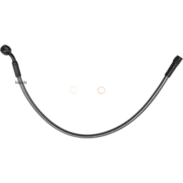 ブレーキホース アッパー 17インチ 3/8インチ 35°フィッティング KARBONFIBR