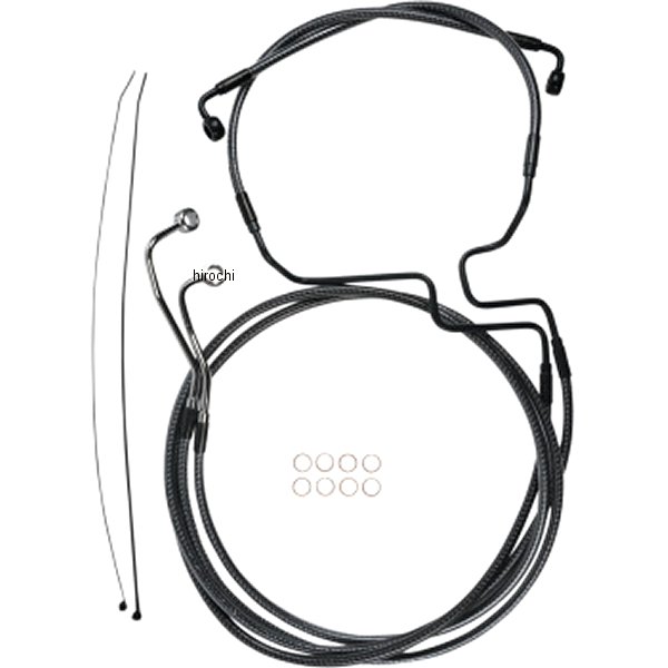 ブレーキホース ロアー 14年-22年 ツーリング KARBONFIBER