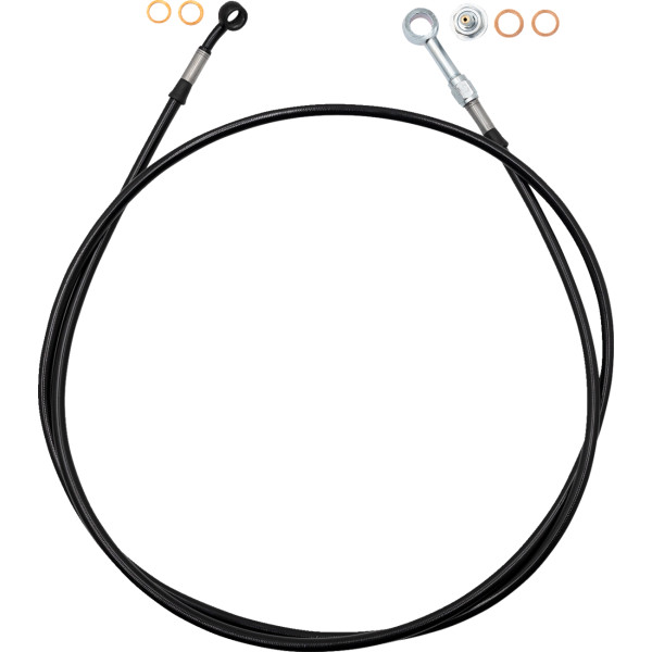 EZ INSTALL BRAKE LINE FULL LENGTH 60" BLACK BRAID