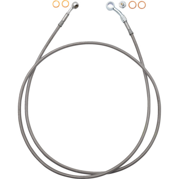 EZ INSTALL BRAKE LINE FULL LENGTH 67" STNL BRAID