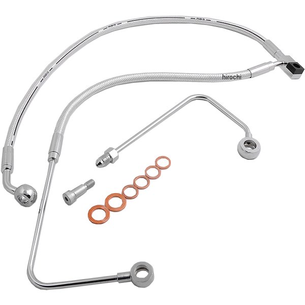 フロント ブレーキライン ロワー ソフテイル(シングルディスク)