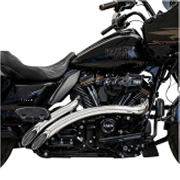 フルエキゾースト スイーパーラジアル ヒートシールド付き 21年-23年 FLHRXS クローム