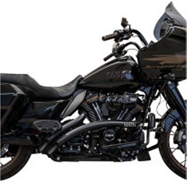 フルエキゾースト スイーパーラジアル ヒートシールド付き 21年-23年 FLHRXS 黒