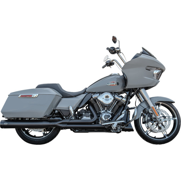 EXHAUST GNX RACE ONLY 2:1 BLACK M8 TOURING 2017-25