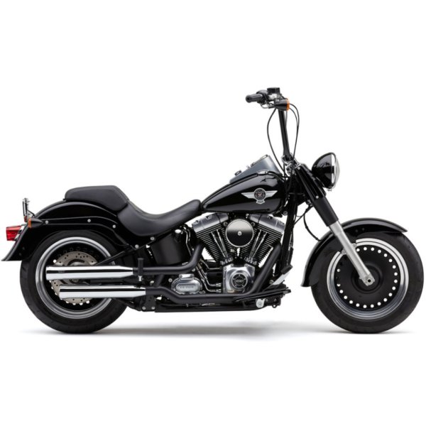 3インチ スリップオンマフラー NH 07年-17年 FLSTF クローム