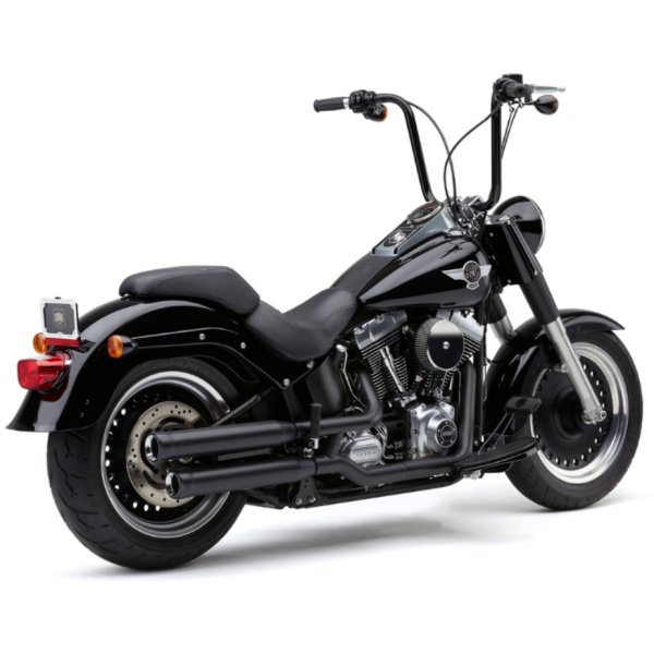 3インチ スリップオンマフラー NH 07年-17年 FLSTF レイヴンブラック