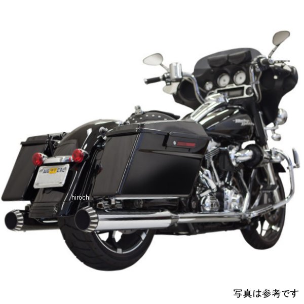 【セール特価】 スリップオンマフラー 4インチ QNT 95年-16年 ツーリング クローム/黒