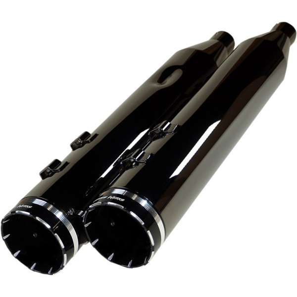 スリップオンマフラー 4-1/2" 17年-22年 ハーレー FLHXS 黒