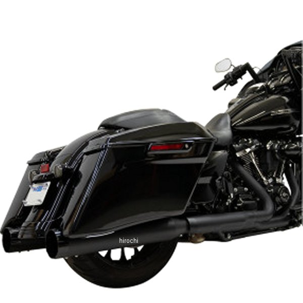 スリップオンマフラー 4-1/2インチ 17年-23年 FLHRXS 黒