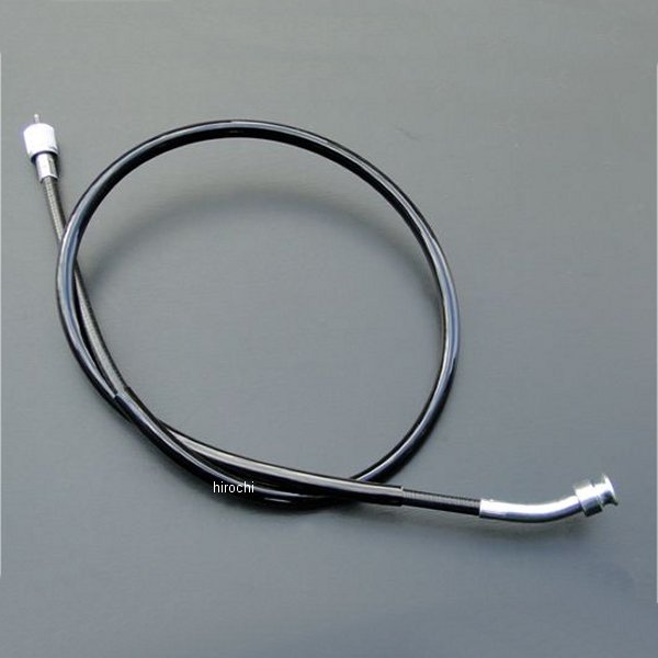 ダブルディスク対応首振りスピードメーターケーブル CB400F、CB350F 黒